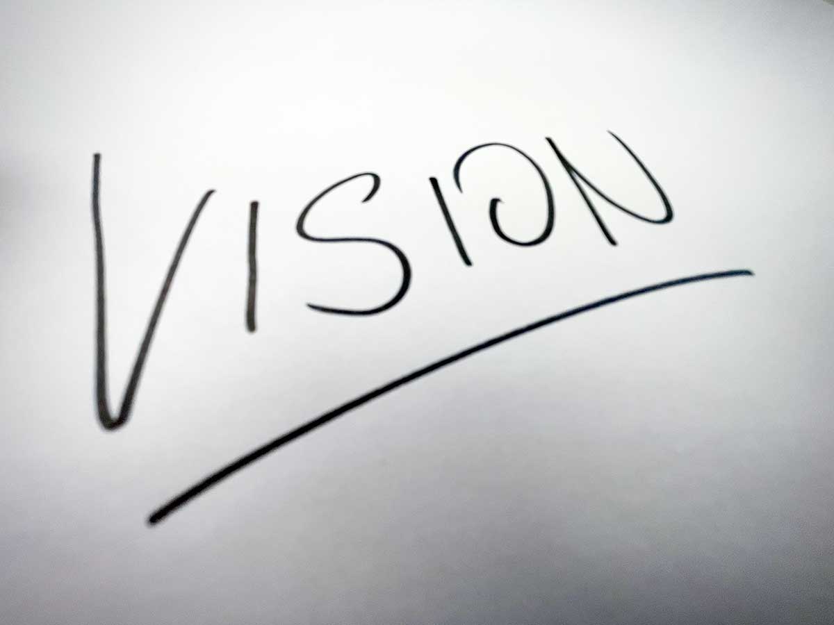 Vision eines Unternehmens